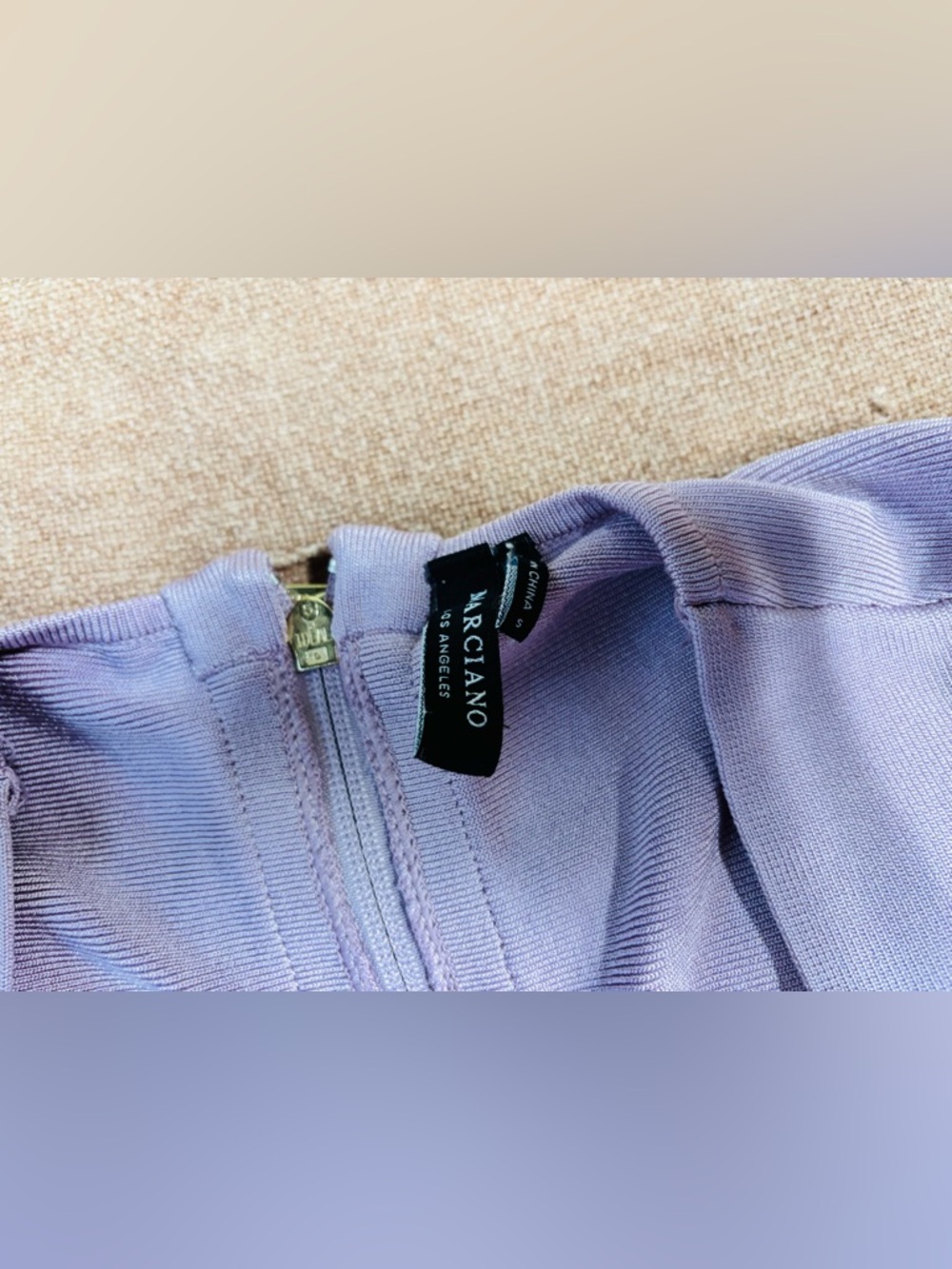 Guess by Marciano Lavender Long-Sleeve Bodycon Cutout Dress - Picture 7 of 12